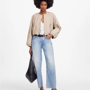 Madewell The Darted Barrel-Leg Jean in Edmonson Wash